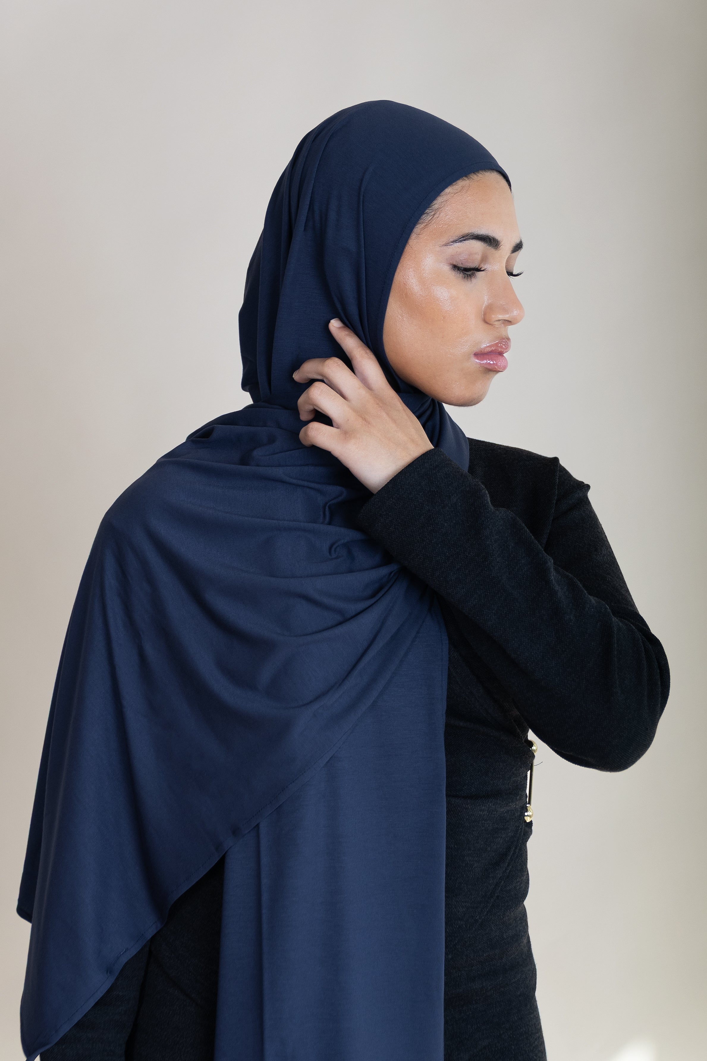Dark Denim Bamboo Jersey