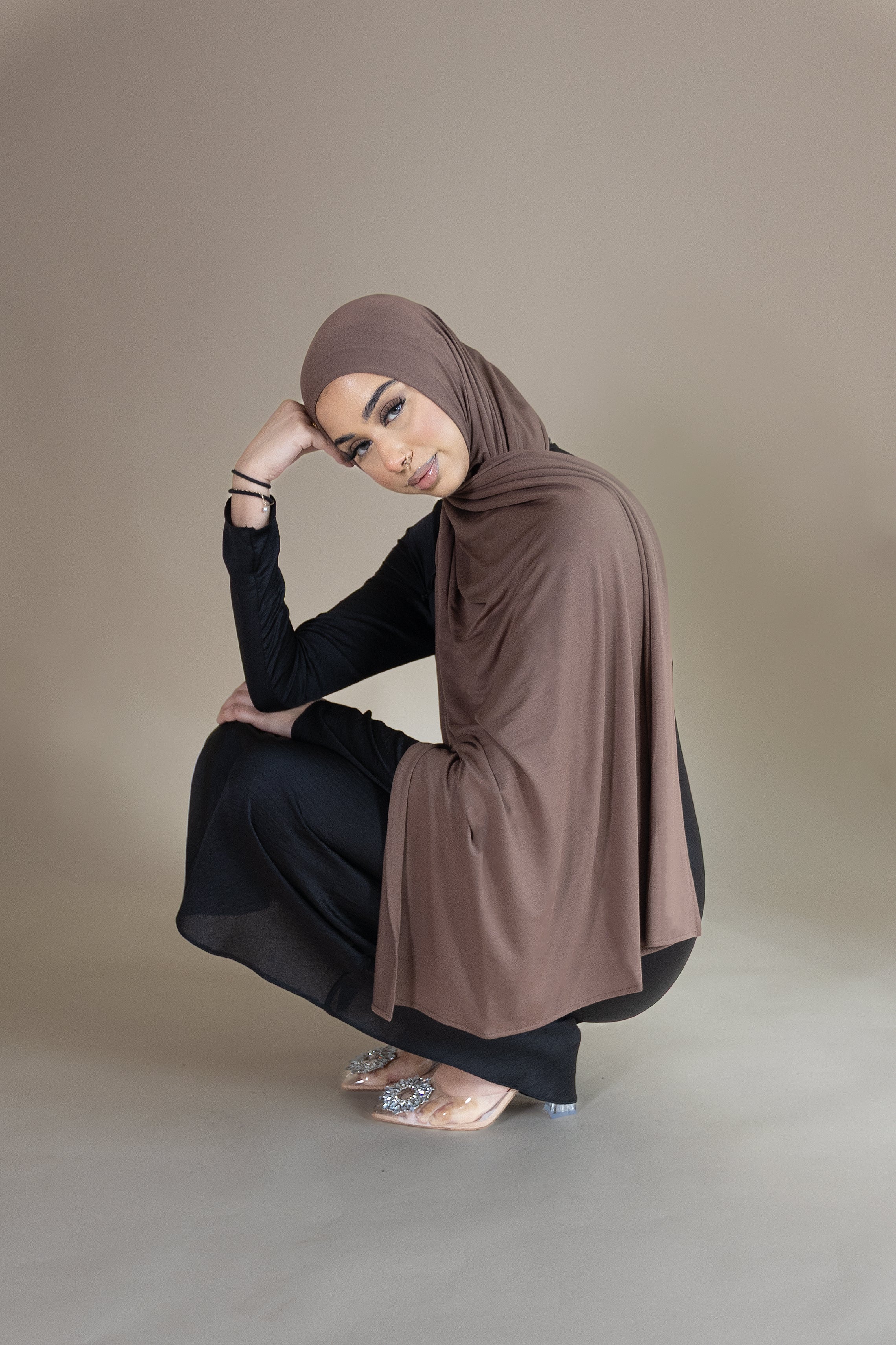 Mocha Brown Bamboo Jersey