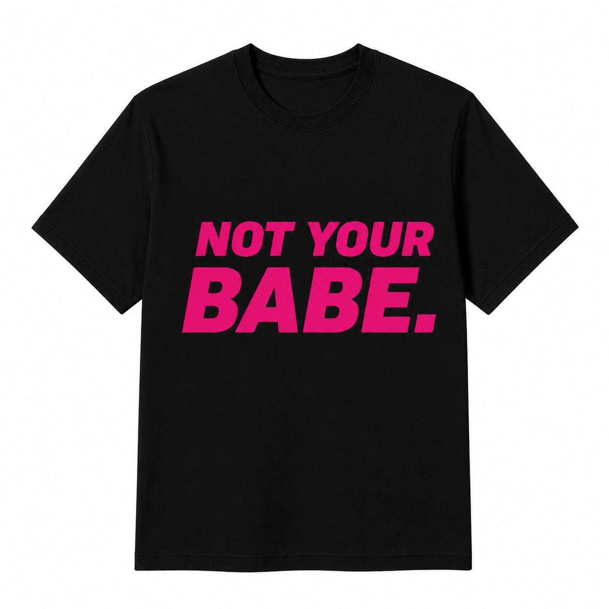 Not Your BABE tee in black (M)
