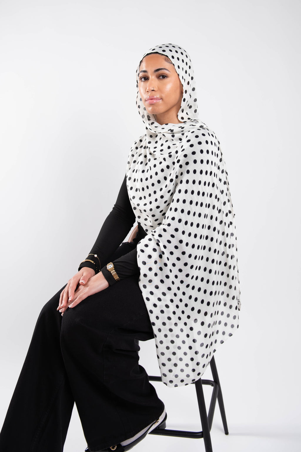Dottie in Off white (polka dot)