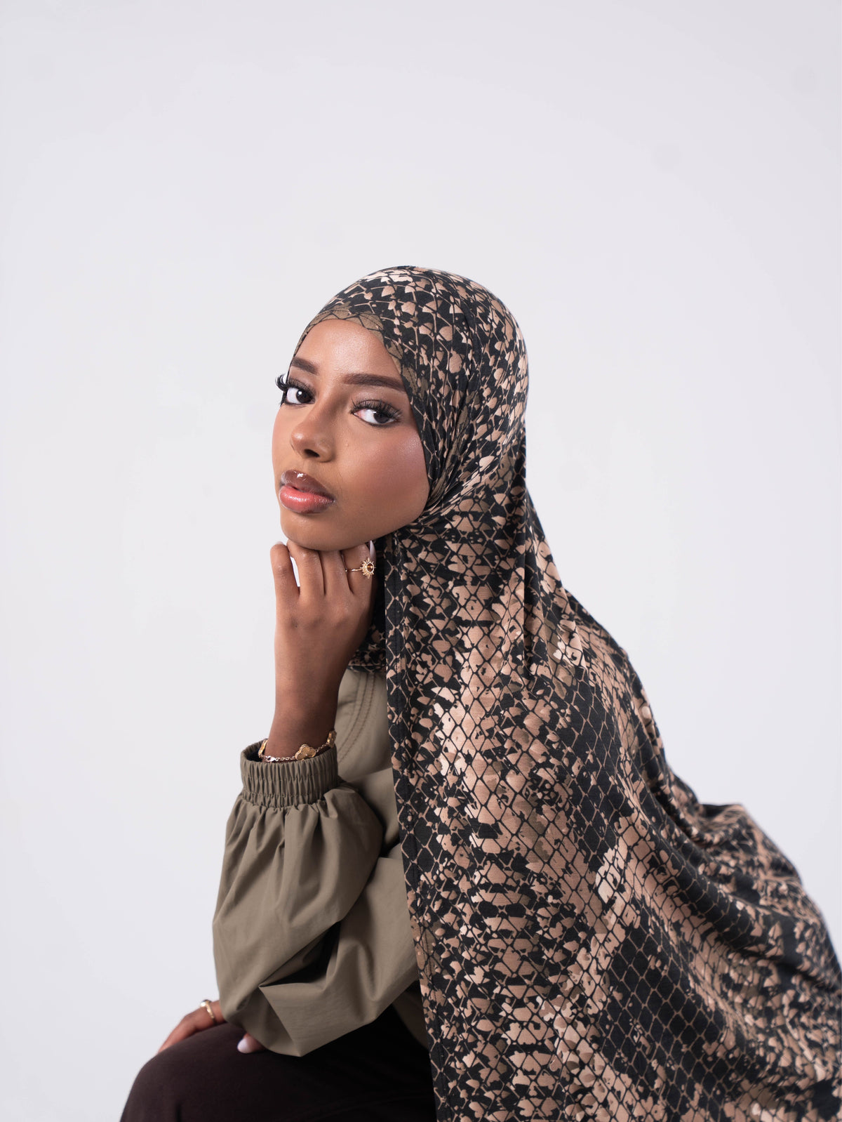 Sandstorm Snake Print Printed Jersey